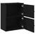 Regal za knjige crni hrasta 40x24x52 cm od konstruiranog drva