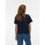 VERO MODA Majica VMSARA METTE mornarska/bela