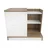 Hanah Home Noćni ormarić Rena 72x60x45cm Belo-Hrast