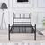 HANAH HOME Krevet Akin Black 90 x 190