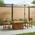 vidaXL Naravna 80,5 x 80 x 75/44,5 cm