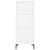 Vidaxl Visoka omara bela 34,5x34x180 cm inženirski les