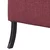 Sofa s visokim naslonom 101cm boja crnog vina tkanina