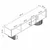 Hanah Home TV komoda Valento 20216, 180 cm, Moonstone / travertin