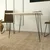 Hanah home Trpezarijski sto Sandalf Square 90x75x90cm Crno-Beli