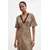 Obleka Guess MARTINE rjava barva, W5YK01 WHEZ2