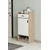 Hanah Home cipelarnik Orfa, 50 cm, hrast Sonoma / beli