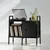 Hanah Home komoda CPT4689-100, 100 cm, crna