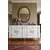 Hanah Home komoda Ilay 150, 150 cm, bela / zlatna