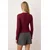 Trendyol Milla Ženska bluza, Bordo