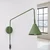Sollux SL.1700 - Zidna lampa NOX 1xE14/10W/230V zelena