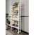 Hanah Home višenamenska polica Plastic Bathroom 8, 46 cm, bela