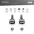 Digitus Kabl HDMI na HDMI 2.1 8K, 2m, Crni