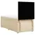 vidaXL vidaXL Box spring postelja z vzmetnico krem 80x200 cm blago, (21290904)