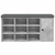 Klupa za cipele siva boja betona 102x32x50 cm konstruirano drvo