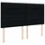 Vidaxl Box spring postelja z vzmetnico črna 180x200 cm blago
