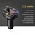 Bluetooth FM RGB Transmiter C15 3.1A+Type C crni