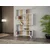 Hanah Home Rain White Walnut Polica za knjige 120x162x20cm, Bela