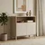 Hanah Home komoda Palmer, 80 cm, peščar / hrast Sapphire