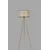 Opviq Podna lampa Fisco Petek, 155 cm, E27, Zlatna boja