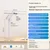 Haishibao Stona LED lampa, 20-40W, Bela