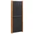 Sobna pregrada s 5 panela crna 350 x 180 cm