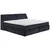 MID.YOU POSTELJA BOXSPRING 200 cm  x 240 cm , tekstil, leseni material črna