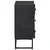 Ormar s ladicama s ladicama Crna 75 x 30 x 65 cm