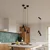 Sollux SL.0986 - Luster na sajli TALEJA 3xE27/60W/230V crni