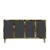 HANAH HOME Komoda Tuna 120 Anthracite Gold