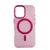 Silikonska futrola Magsafe FLURO COLOR Iphone 16 ROZE