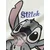 NAME IT Majica NKFAKUN STITCH modra/svetlo siva/črna/bela