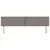 Vidaxl Vzglavje Taupe 200 cm blago