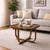 Hanah Home klub sto Hisar 90, 90 cm, orah
