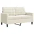 4-dijelni set sofa s jastucima krem baršunasti