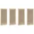 Ormarna vrata s vratima 4 pcs Prirodna 49,5 x 2,1 x 110 cm