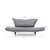 Atelier Del Sofa Raztegljiv kavč z dvema sedežema