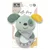 Lorelli plisana zvecka ring - dog green natural ( 10191360009 )