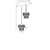 Opviq Luster 2607134, Crni