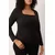 Trendyol Curve Ženska bluza Tbbaw26Af00022, Crna
