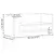 Zidna polica crna 70,5 x 35 x 30,5 cm od konstruiranog drva