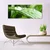 tulup.si Slika na akrilnem steklu Leaf dew drops 125x50 cm 2 obešalnika