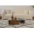 Hanah Home Klub sto Flavio, 105x30x65cm, Braon