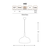 Conceptum Hypnose Luster L1456, 120cm, 30 cm, E27 , Crni