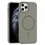 Rigid Silicone MagSafe maska za iPhone 11 Pro Max - siva