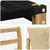 Set vanjskih sofa s jastukom 5 pcs Bijela i bež