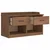Klupa za predsoblje SANDNES 87x40x50 cm od masivne borovine