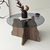 Hanah Home Klub sto Butterfly, Braon
