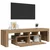 TV ormarić LED boja hrasta 140 x 36,5 x 40 cm konstruirano drvo