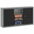 Ormar za alate s policom Crna i Siva 100 x 20 x 55 cm